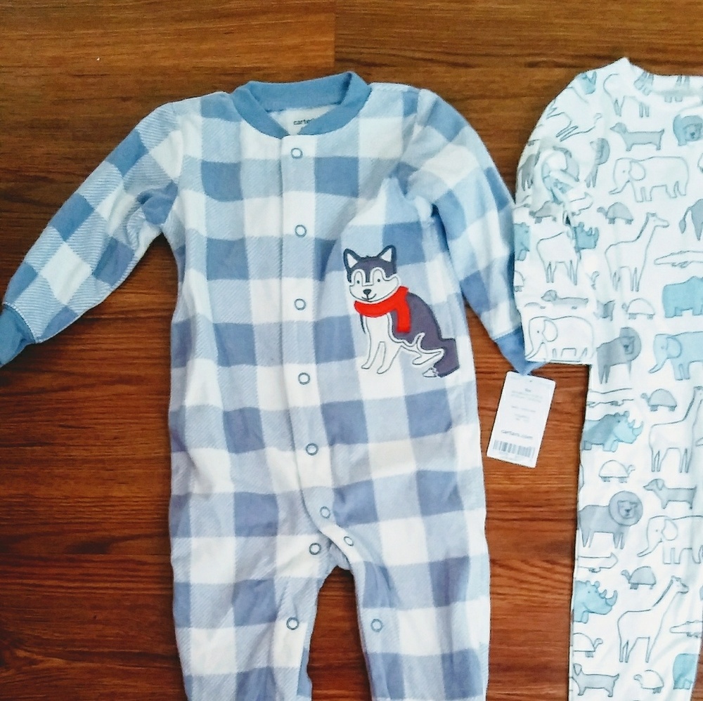 Sold..Carter's Boy Size 9 Months New Pajama Lot .. - Picture 8 of 8